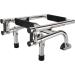 Artilife Stainless Steel Foldable Boat Ladder | Marine Pontoon 2+1 Step with Rubber Grip & Mounting Screws - Buy Online on GoSupps.com