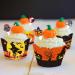 Halloween Cupcake Toppers Wrappers Set - 24 Pieces of Ghoulish Cake Decorations in Pumpkin Bat and Ghost Designs - Creepy Cake Decorating Kit for Halloween Party Supplies Cake Accessories - Buy Online on GoSupps.com