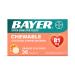 Aspirin Regimen Bayer 81mg Chewable Tablets Pain Reliever Orange 36 Count