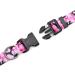 Suredoo Adjustable Dog Collar - Soft Comfort Nylon for Small to Large Dogs - Camo Pink (M: 33-55cm) - Buy Online on GoSupps.com