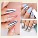 Makartt Chrome Gel Nail Polish Set-Metallic Gel Nail Polish Silver and Gold 3D Metal Painting Gel for Nail Art Soak off UV/LED Glossy Mirror Effect Nail Glue Gel for Home Salon DIY Manicure 2 * 8ml Gold&silver-8ml Mirror Shine Gel - Buy Online on GoSupps.com