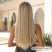 Allbell Long Blonde Wigs for Women - Naturally Looking Synthetic Hair with Dark Roots | International Shipping - Buy Online on GoSupps.com