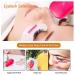 Lash Fan Eyelash Extension Supplies with USB Mini Portable Fans, Shampoo Brush, Mascara Brushes, Wash Bottle - Rose Color - Buy Online on GoSupps.com
