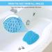 BESKAR Foot Scrubber XL with Non-Slip Suction Cups - Shower Mat for Cleansing, Exfoliating, and Massaging Feet - Improve Circulation and Soothe Achy Feet - Buy Online on GoSupps.com