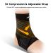 Ankle Brace for Plantar Fasciitis Support | Adjustable Compression Sock for Heel Spur Achilles Tendonitis & Sprained Ankle - Fast International Shipping - Buy Online on GoSupps.com