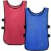 NEVULIND Pinnies Scrimmage Vests 12-Pack - Soccer Pennies for Kids, Youth, and Adults in Small Blue & Red - Buy Online on GoSupps.com