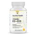 Socotra Health Vitamin D3 K2 Supplement 5000 IU - Supports Immune and Cardiac Wellness High Potency Gluten Free 60 Capsules
