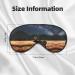 Elk in The Meadow Eye Mask - Soft Adjustable Sleep Mask for Men & Women | Comfortable Nighttime Eye Cover in Black - Buy Online on GoSupps.com