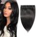 SEGO Clip in Extensions Hair Extensions Remy Human Hair 7A One Piece Hairpiece 100% Human Hair Straight