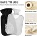 Naanle 2L Hot Water Bottle - Skull Design for Cramps & Pain Relief | Transparent Handheld Heat Therapy - Buy Online on GoSupps.com