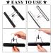 2 PCS Hair Extensions Storage Bag - Portable Wig Holder with Wooden Hanger | Dust Proof & Durable Zipper | Black - Buy Online on GoSupps.com