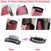 Colored Hair Extensions Clip In for Girls 22 Inch Colorful Straight Hair Extensions for Party Highlights Hair Accessories Hair Pieces for Women(10 PCS Princess Pink) 10pcs-Princess Pink - Buy Online on GoSupps.com