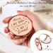 Sister Gifts: Rose Gold Compact Mirror - Perfect Birthday, Friendship, Valentine, Mother's Day or Thanksgiving Gift for Big/Little Sister - Buy Online on GoSupps.com