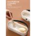 Silicone Makeup Brush Cleaner Tool with Drying Holder & Organizer Box (Panda/White) - Essential for Flawless Makeup Application - Buy Online on GoSupps.com