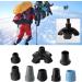 MCAORI Walking Stick Tip Pads End Rubber Caps Walking Cane Replaceable Tip Caps Hiking Stick Protectors Cover for Anti-Skid Tip - Buy Online on GoSupps.com