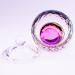 JND Professional Acrylic Liquid Monomer Dappen Dish + Lid Glass Crystal Bowl Nail Art Powder Cup (Peacock Bowl)