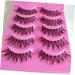 minkissy Fake Lashes 5 Pairs False Eyelash Fake Eyelash Thick Eyelashes Natural False Lashes Lashes Dense Eyelash Training Lashes Natural Eyelashes Cross Eyelashes Make up Extend 3D - Buy Online on GoSupps.com