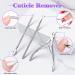 MELLIEX Nail File and Buffer Manicure Kit 12-Pack - Cuticle Trimmer, Nippers, Pusher, Brush, Toe Separator - Nail Care Set for Natural and Acrylic Nails (Multi-Colored) - Buy Online on GoSupps.com