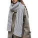 Schal ladies black with buttons triangular scarf large scarves for cold weather winter cotton triangle triangle triangle triangle unit size gray