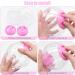 2 Pieces Hamster Ball 12cm Small Animals Dwarf Hamster Ball Transparent Spinning Running Wheel Small Animals Cage Accessories (Red + Yellow) - Buy Online on GoSupps.com
