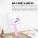 SOLUSTRE Square Hand Mirror - Pink | Handheld Cosmetic Mirror for Makeup, Salon & Hairdressing - Buy Online on GoSupps.com