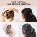 Kitsch Large Assorted Hair Clips for Women and Teen Girls - Medium & Small Open Shape Clips + Big Claw Clip | Hair Styling Accessories 3 pcs - Buy Online on GoSupps.com
