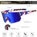 PSATCL Polarized Sunglasses | UV400 Outdoor Sports Sunglasses for Men and Women | Dark Blue Lens - Buy Online on GoSupps.com