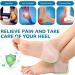 12pcs Silicone Heel Protectors - Gel Cups for Heel Pain Relief | Breathable Cushions for Plantar Fasciitis | Blister Prevention Pads for Men and Women - Universal Fit - Buy Online on GoSupps.com