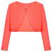 BONNY BILLY Girls Cardigan Long Sleeve Knitted Cotton Bolero Shrug Kids Clothing 3-4 Years Orange