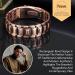 Jeracol Copper Magnetic Bracelet for Men | 3X Ultra Strength Magnets | Adjustable Wristband with Unique Clasp | Gift Box Included - Buy Online on GoSupps.com