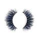 FOXSCOS Blue Black 20MM Colorful False Eyelashes - Cat-Eye Style for Halloween Makeup - Buy Online on GoSupps.com