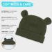 XIAOHAWANG Newborn Hospital Hat Preemie Boys Girls Beanie with Bear Ears | Infant Baby Hats 0-6 Months - Color-D - Buy Online on GoSupps.com