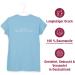 Shirtracer Womens Shirt - Heartbeat Dog 08 Gift for Dog Owners - Light Blue - International Shipping Available - Buy Online on GoSupps.com
