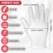 Sibba 2 Pairs Moisturizing Gloves - White Cotton for Overnight Bedtime, Heal Eczema, Repairs Rough & Cracked Hands - Hand Spa Treatment Gloves - Buy Online on GoSupps.com