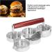 Mini Burger Press | Round Shape Hamburger Patty Maker for BBQ & Picnic - Perfect for Easy Grilling - Buy Online on GoSupps.com