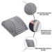Nizirioo Refresh Neck & Back Stretcher - Ultimate Back & Neck Relief | Gray Adjustable Back Trainer for Pain Relief & Relaxation - Buy Online on GoSupps.com