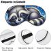 Buy Cute Cartoon Raccoon Sleep Mask | Light Blocking Eye Mask for Men & Women - Adjustable Soft & Comfortable - Buy Online on GoSupps.com