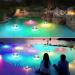 Yangun Solar Floating Pool Lights - 2 Pack LED Waterproof Underwater Lighting with 7 Color Change for Pool & Garden Decoration - Buy Online on GoSupps.com