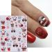 3D Christmas Nail Stickers 6 Sheets 5D Self-Adhesive Embossed Nail Decal Gnome Snowflake Nail Art Decoration Design Supplies - Buy Online on GoSupps.com
