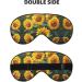 Yellow Sunflowers Sleep Mask | Adjustable Breathable & Stylish Eye Mask for Ultimate Comfort - Buy Online on GoSupps.com