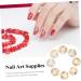 minkissy 8 Boxes Alloy Nail Decoration Moon Nail Studs Nail Tech Accessories Nail Art Accessories Nail Art Decor Manicures Accessories Rivet Nail Decor Nail Supplies Japanese Plastic - Buy Online on GoSupps.com
