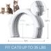 Interior Cat Door with Removable Cleaning Brush | Large Pet Pass for Adult Cats | Easy Install for Indoor Cats up to 35 lbs | Includes Instructions & Screws - Buy Online on GoSupps.com