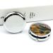 Round Pill Box - Tuscany Landscape Tree Scenery | 3 Compartment Portable Pill Organizer | Decorative Metal Pocket Case - Buy Online on GoSupps.com
