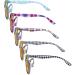Eyekepper 5 Pack Cat Eye Blue Light Blocking Reading Glasses - Amber Tinted +0.00 - Stylish & Comfortable | Protect Your Eyes Online - Buy Online on GoSupps.com