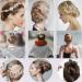 50Pcs U-Gold Hairpins & Bobby Pins - Metal Hair Accessories for All Hair Types | Perfect Bun Pins for Girls - Buy Online on GoSupps.com