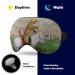 Funny Cat Riding Horse Sleep Mask - Adjustable Strap, Blocking Light for Night Travel Nap - Men & Women - Buy Online on GoSupps.com