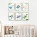 Meinbaby123 Dino Poster Set for Kids | 6 DIN A4 Dinosaur Pictures | Boys' Room Decor | Baby Room Decoration | Children's Wall Art - Buy Online on GoSupps.com