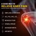 Cambivo Knee Brace for Men & Women - Orthopedic Support for Meniscus Tear ACL Arthritis | Ideal for Running Hiking & Sports - Black/Orange - Buy Online on GoSupps.com