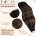 Buy Hetto Real Hair Tape Extensions - Balayage Brown #2/8/2 | Thick Remy Hair 55cm 50g - Buy Online on GoSupps.com