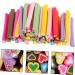 Mipcase Nail Art Manicure Canes Sticks Rod 50pcs Nail Stickers Manicure Canes Nail Art Pegatinas Para U as Sticks Holly Headband Claycanes Leopard Hair Nets Polymer Clay Fruit 3d - Buy Online on GoSupps.com